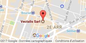 Vectalis is based close to the Bourse metro station in Paris.